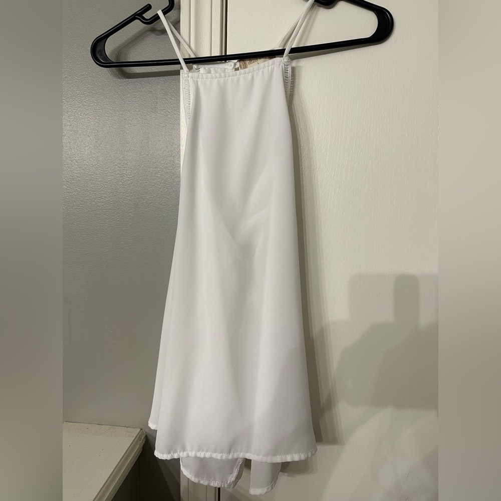White tank top